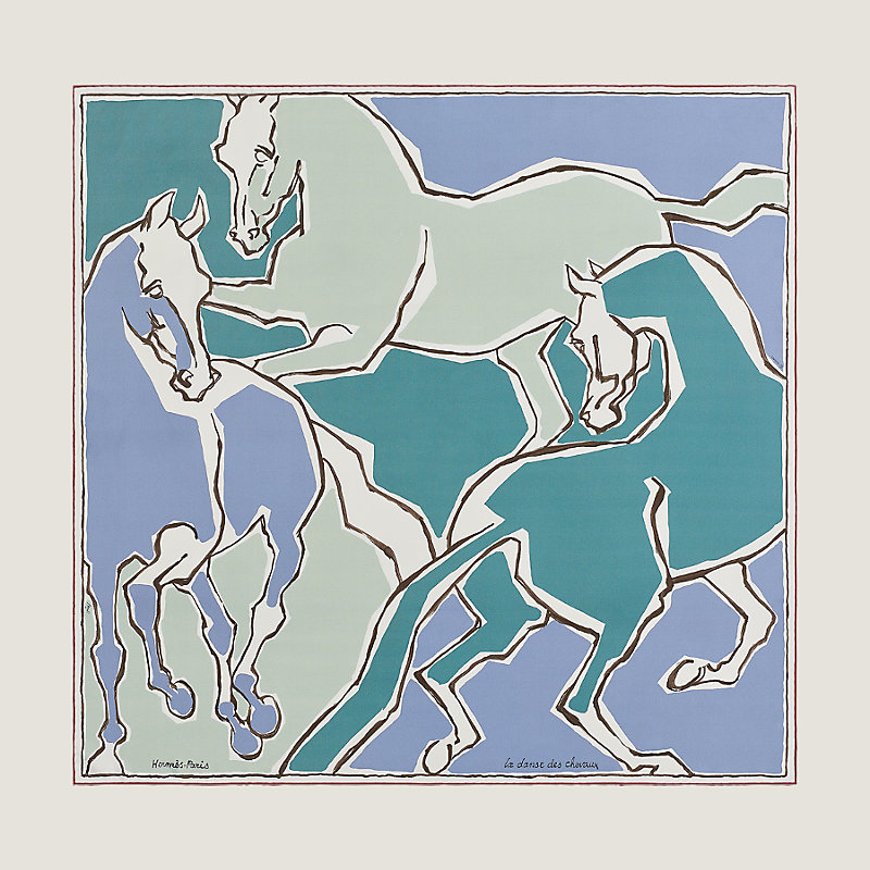 La Danse des Chevaux double face scarf 90 | Hermès UAE